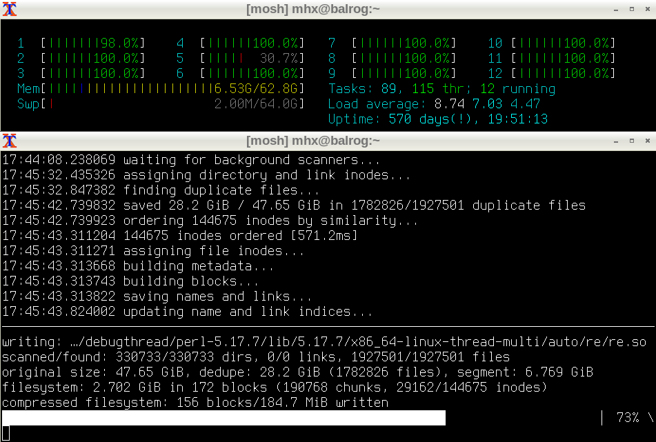 internetsurfing's tweet photo. DwarFS - A fast high compression read-only file system https://t.co/epEiVSf7L6 #FileSystem #ReadOnlyFileSystem https://t.co/TkZyP3V0z7