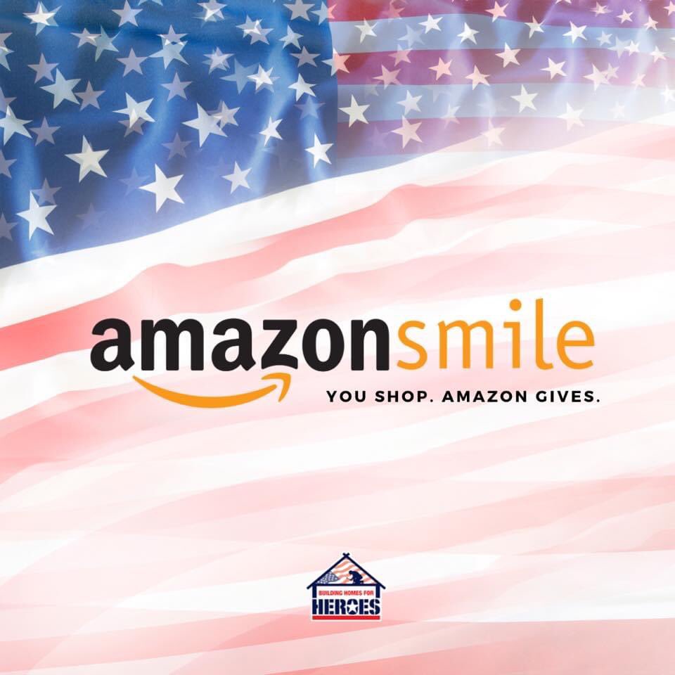 BuildingHomes4H's tweet photo. Don’t forget to choose Building Homes for Heroes as your AmazonSmile beneficiary when you shop those great #CyberMonday deals!
You shop, Amazon gives and Building Homes for Heroes continues to gift mortgage-free homes! ❤️
#helpbhh https://t.co/B6fnFsZqzQ