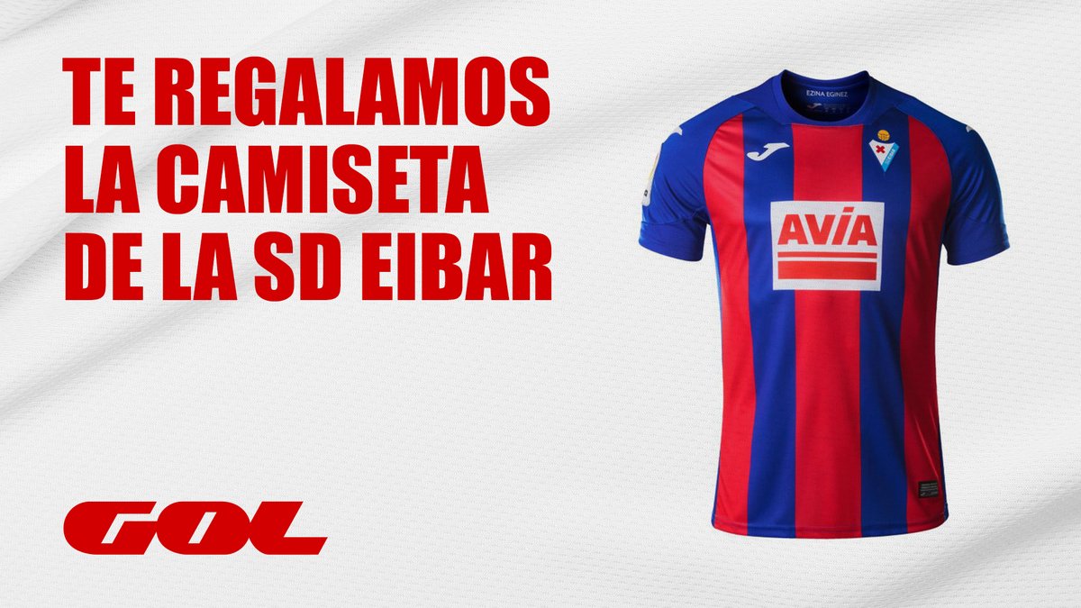🎁 REGALO 🎁

👕 ¿Quieres ganar la camiseta de la <a href="/SDEibar/">SD Eibar</a>? 

📝 Requisitos:

❤️ Sigue a <a href="/Gol/">GOL</a> 

🔁 Haz RT 

📲 Pronostica el número total de goles del partido con el hashtag #BetisEibarEnGol

⌚️ 21:00 | <a href="/RealBetis/">Real Betis Balompié 🌴💚</a> 🆚 <a href="/SDEibar/">SD Eibar</a>