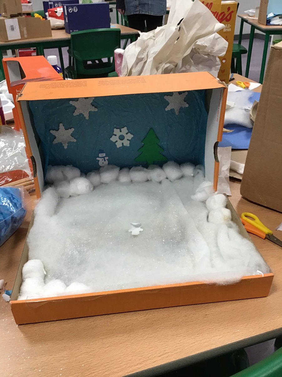 CitywestS's tweet photo. Room 12 have been showing their artistic side over last two weeks. We were inspired by the work of Ted Harrison and the polar regions! #cscns #artwork https://t.co/AnuWqYWOgC