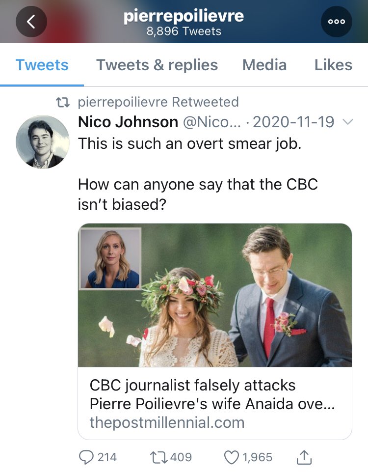 Jeff Ballingall is also Chief Marketing Officer (& co-owner, according to the National Post) of The  #PostMillennial (another owner is TPM founder, Matthew Azrieli, from the Azrieli multi-billionaire developer tycoon family). TPM is shared widely by  #Conservatives in both  & .