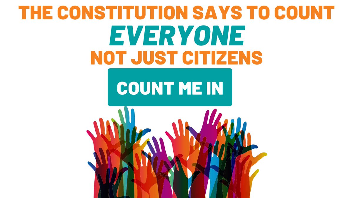 LawyersComm's tweet photo. The US Constitution is clear, it says to count every person living in the United States. #EveryoneCounts, and the Census counts every person living in the country regardless of immigration status, including non-citizens. #ImmigrantsCount https://t.co/ayUbnTdwuz
