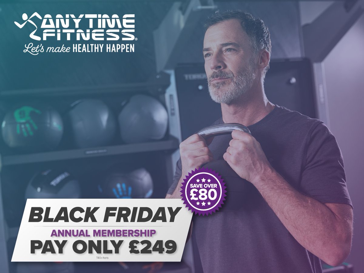 🏋️‍♀️ IT'S YOUR LAST CHANCE TODAY - DON'T MISS OUT! 🏃‍♀️

You have until the end of today to sign up to Anytime Fitness Leeds City for JUST £249 for your Annual Membership!! 😮 What are you waiting for?

That's a massive saving of over £80!! Join... secure5.clubwise.com/leeds/pos.asp