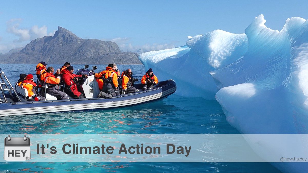 It's Climate Action Day! 
#ClimateActionDay #InternationalClimateActionDay