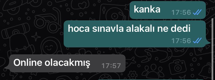 ha o zaman tamam kanki