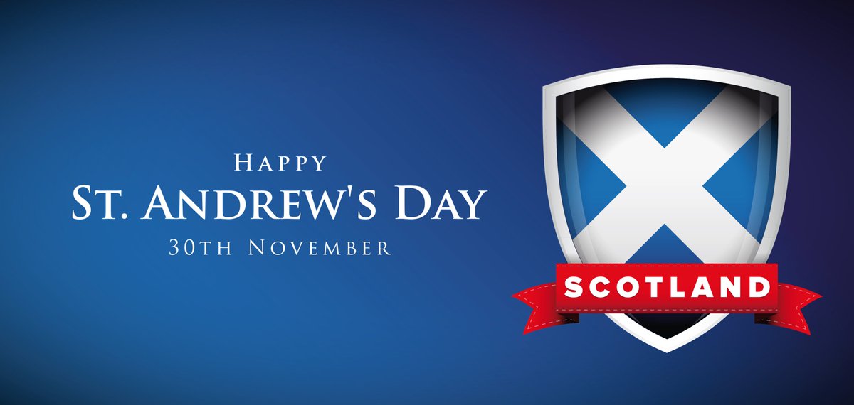 A very happy St Andrew's Day to everyone celebrating today!
Latha Naomh Anndra Sona Dhuibh! 

#StAndrewsDay #Scotland #StAndrewsDay2020 #LathaNaomhAnndra #Alba