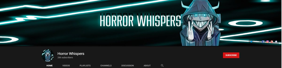 HorrorWhispers's tweet photo. Almost 300 subscribers! Thank you all so much for the support! Glad to be part of this fandom! More videos to come soon! <3 Hope you are all having an amazing day! https://t.co/CE9s2JmvHU