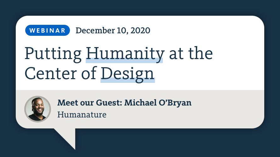 thinkcompany's tweet photo. Join us for Putting Humanity at the Center of Design, a guest interview with @MisticQuest of Humanature. He'll discuss what it truly means to put humans at the center of #design, plus how this concept applies to our workplaces. https://t.co/Wv53M4xXBE #DesignForHumanity https://t.co/jV0704a4lY