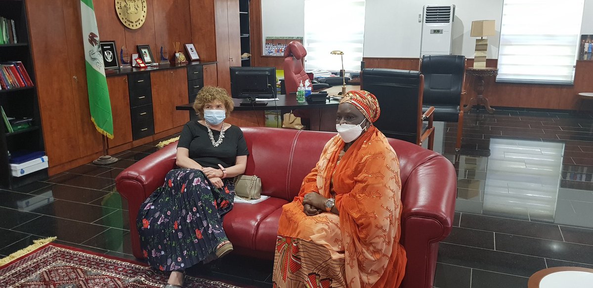 Real_jaeflex's tweet photo. Today @CatrionaLaing1 met Deputy Governor @DrHadiza &amp; state Commissioners &amp; talked about tackling challenges starting with Security, but also COVID recovery, Health provision, Agriculture, Education, Economy &amp; #GBV + how 🇬🇧 will remain a long-standing friend &amp; partner to Kaduna. https://t.co/PxQFvxQ46u