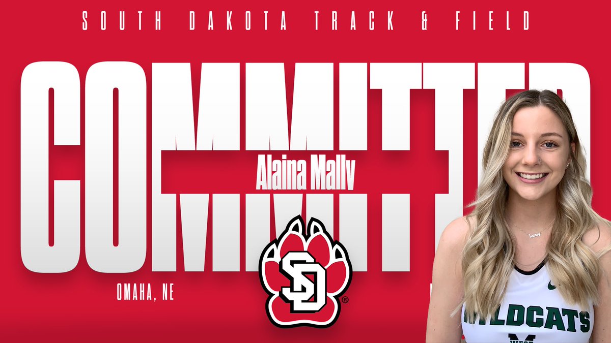 laineymally's tweet photo. I am very excited to announce my commitment to the University of South Dakota to further my athletic and academic career. I’m thankful for my family, friends, coaches, and teammates that have helped me through this process. Go Yotes! #FutureYote https://t.co/n6bTEjkoXs