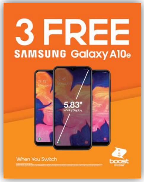 BoostMichigan's tweet image. Boost Mobile Authorized Retailers can offer you as a customers a FREE Samsung A10e when you Port-in a new line and get TWO additional Samsung A10e for FREE, when a you activate them all on any eligible Plan! Call For More Information: (407)203.6911
