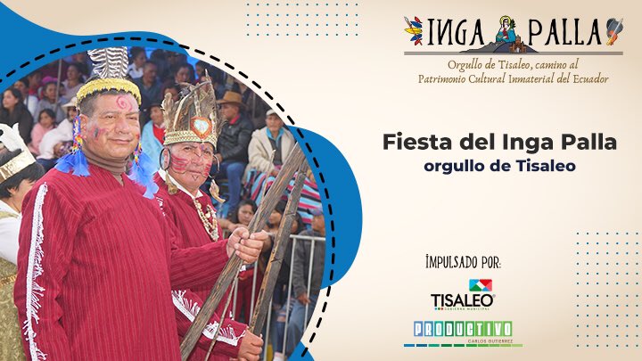 ingapalla's tweet photo. Sigue nuestras redes sociales y conoce más de la celebración del Inga Palla y Culto a Santa Lucía, camino al Patrimonio Cultural Inmaterial del Ecuador. #orgulloingapallatisaleo #santaluciatisaleo #ingapallatisaleo https://t.co/J7d3Onsdq7