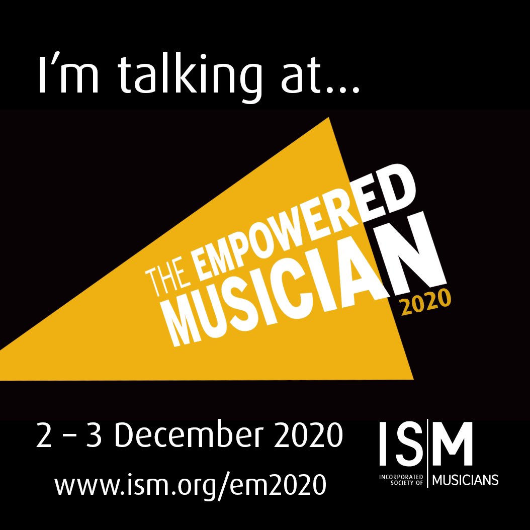 Last chance to book tickets for The #EmpoweredMusician 2020! I will be speaking at this free two-day online event for music professionals, hosted by <a href="/ism_music/">ISM</a> . Find out more at ism.org/em2020
#musician #harpistscotland #harpcolumn #musicislife #musicianslife #music