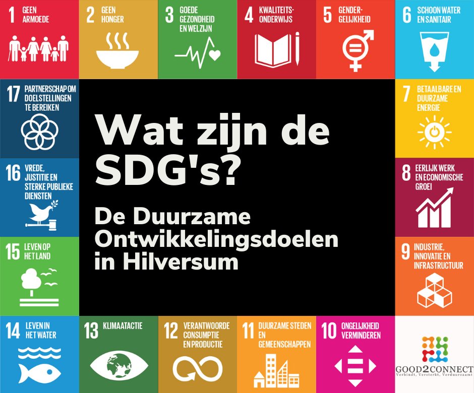 Good2ConnectNL's tweet image. Morgenavond is het zover: het online #SDG café door @Rigostegeman en @Hsum100 ! Wie nodig jij uit voor deze avond? Meld je nu aan via de website en hopelijk zien we elkaar morgen om 20:00u. #Hilversum #duurzaam #sociaal 
hilversum100.nl/agenda