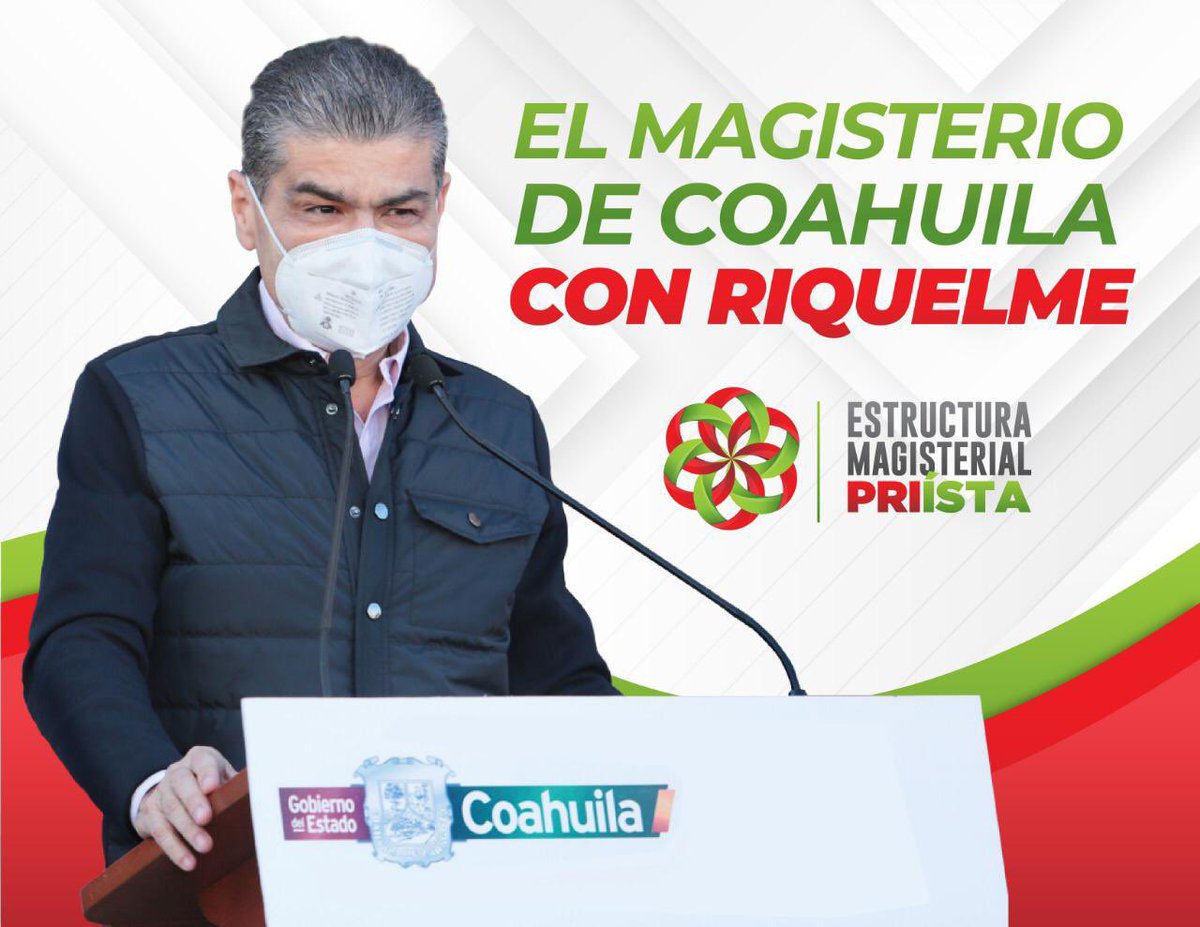 JLRiveraRosas38's tweet photo. El #Magisterio de #Coahuila tiene certeza, estamos tranquilos porque tenemos en @mrikelme un gobernador que siempre vela por nuestro bienestar, a pesar de los tiempos tan complicados, tenemos un gran gobernador 
#EstructuraMagisterialConRiquelme
#TercerInforme https://t.co/gC6y0x22kr