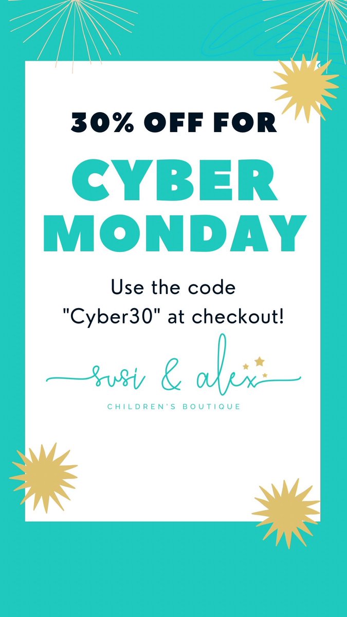 It’s Cyber Monday and if you have little ones in your life, please shop this fantastic site and get great saving.