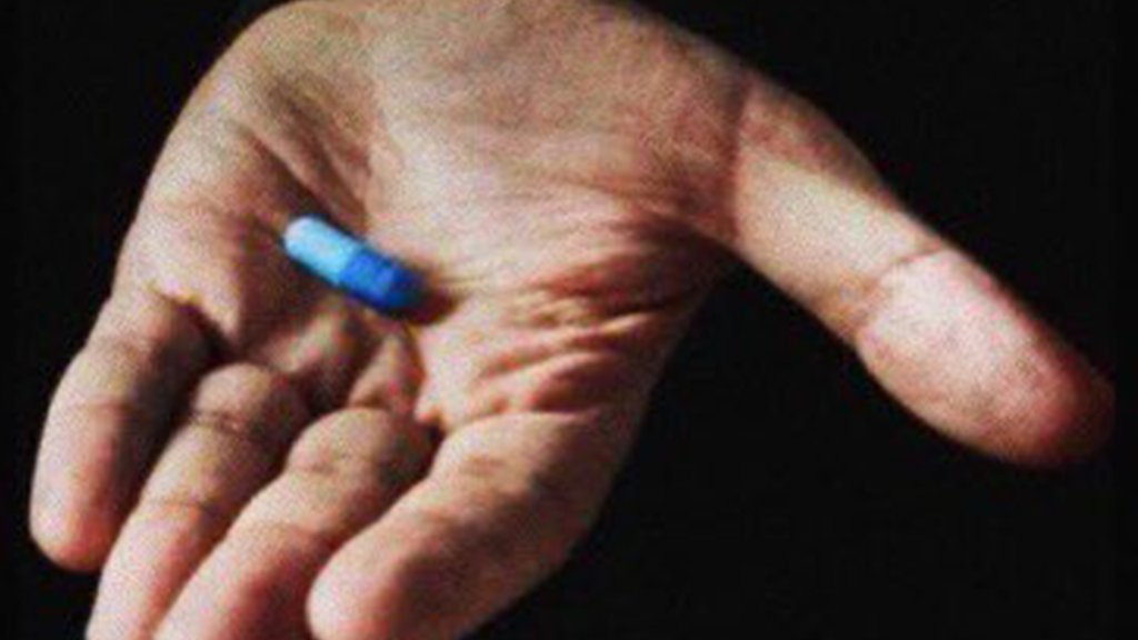 SportsCenter's tweet photo. You have the No. 1 pick in the 2021 NFL Draft:

Which pill are you taking? 👀 https://t.co/galNgYApoq