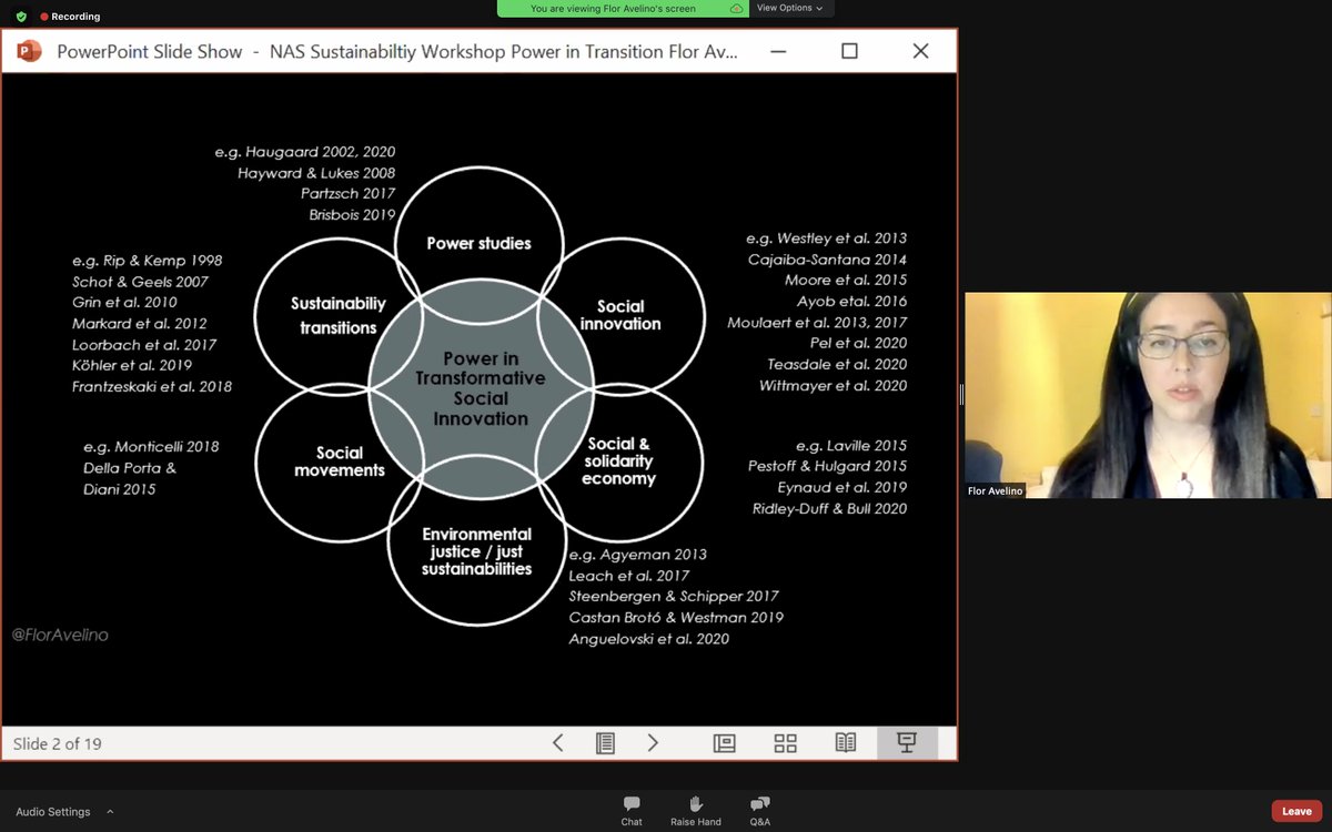 Here's your reading list on  #power and  #sustainability for more just societies, from  @FlorAvelino. Leads to new social relations, where change actually happens.