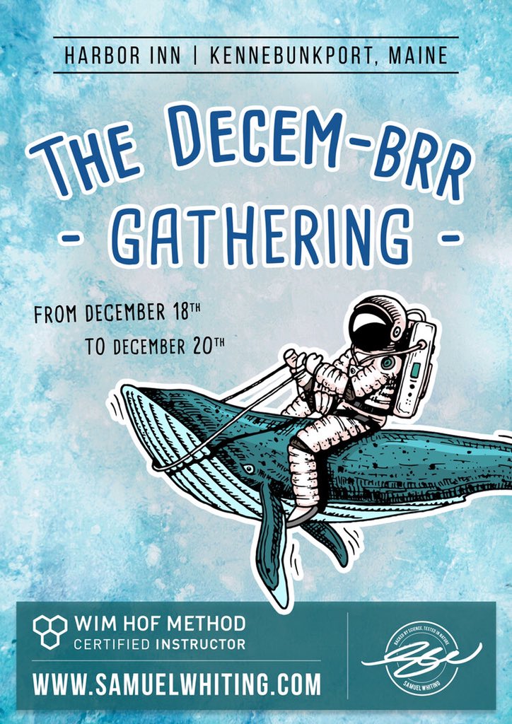 Next weekend experience incoming...
Kennebunkport, Maine
samuelwhiting.com

#wimhofmethod #breathwork #coldexposure #maine