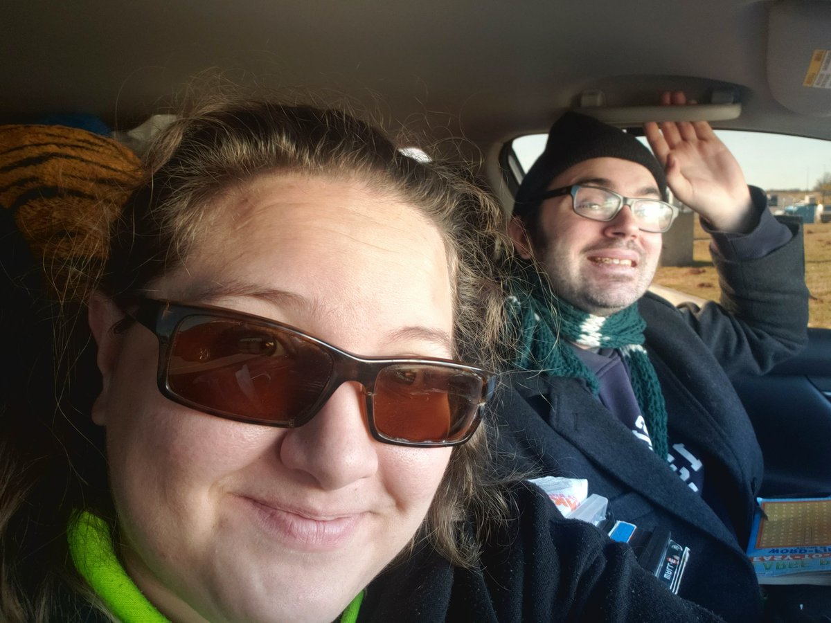 LivWithoutLimit's tweet photo. Breakfast secured! 331 miles and we're out of Oklahoma #RT2EC https://t.co/oYYE5cL5kN