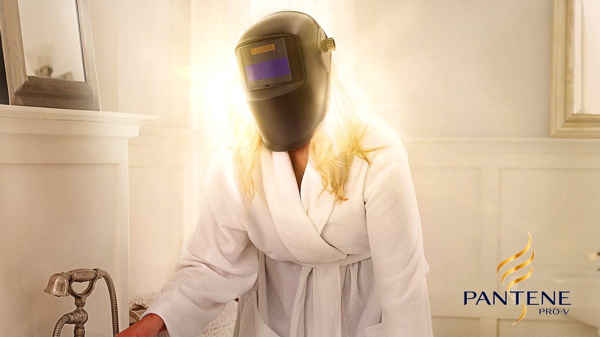 TheOnion's tweet photo. Pantene Unveils New Color Shine Shampoo That Makes Hair So Radiant It Shall Blind Anyone Who Gazes Upon It https://t.co/oBkj7Hybuf https://t.co/eps0zSJR74