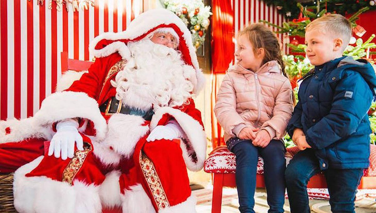 Papá Noel sin barbijo, para no arruinar su "magia" ante los niños ingleses dlvr.it/RmjxtH
