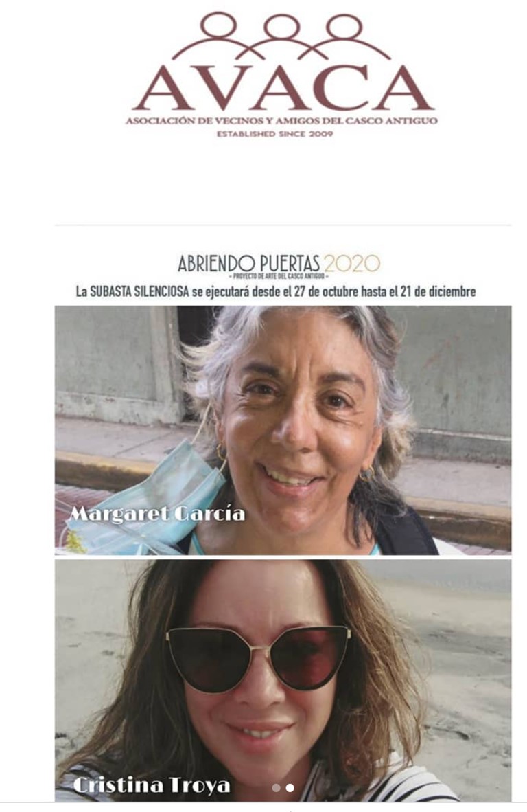 TBS_GerryD's tweet photo. Today we had Cristina Troya &amp; Margaret Garcia from #AVACA This is a voluntary organization with the VISION of preserving the unique heritage of #CascoAntiguo This is now the 2nd year that AVACA is having a “Door Auction” #Panamá #arts https://t.co/4JTesfSMFZ https://t.co/o86ynE2ZJp