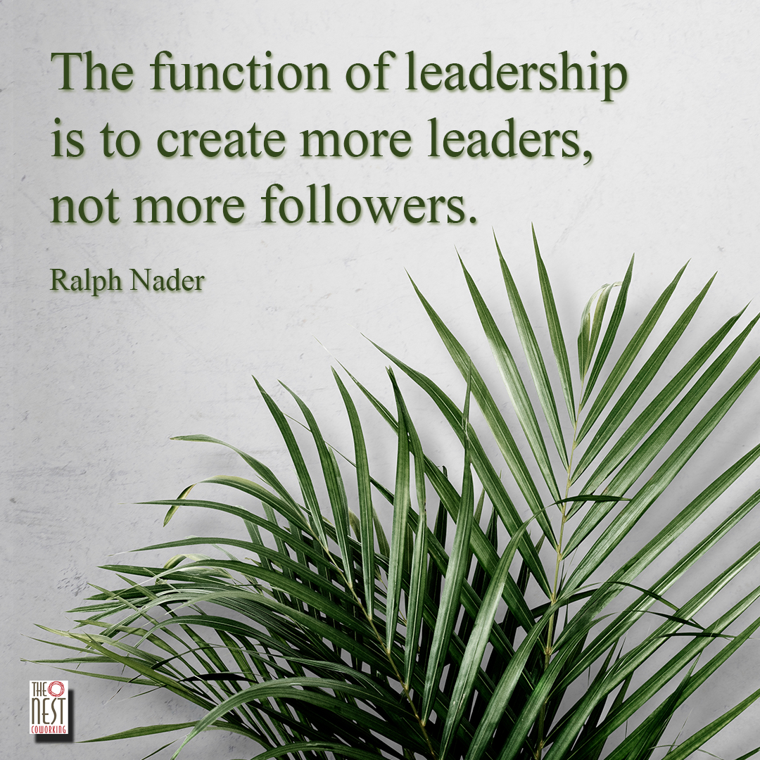 workthenest's tweet photo. "The function of leadership is to create more leaders, not more followers." Ralph Nader
#motivationmonday #inspiration #entrepreneur #coworking #supportlocal #workthenest #claycounty #duval #smallbusiness #motivation https://t.co/iDLPa5Xb8u