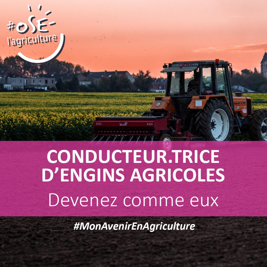 AnefaNa's tweet photo. Être conducteur d'engins agricoles à de belles perspectives d’évolution!
Tu peux devenir responsable d’un parc de matériels agricoles dans une CUMA, une grande exploitation, ou chez un concessionnaire:tu pourras également être chargé des relations avec les entreprises agricoles😃 https://t.co/V3vbnFmK6g