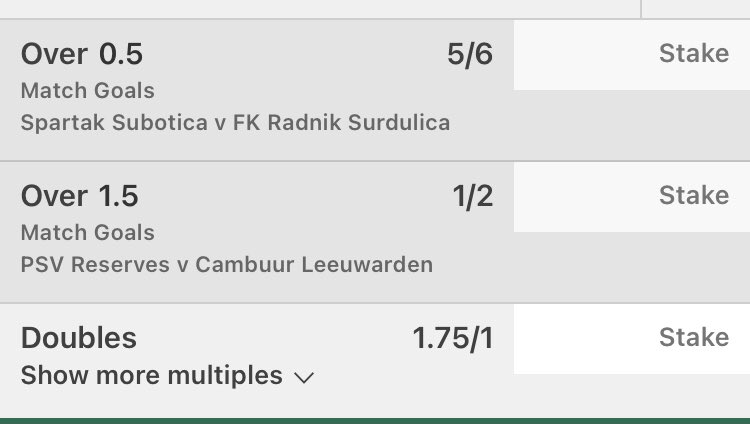 #inplay
Double
Same games, this will be November’s last bet if it loses
#bettingtipster #tips #football #epl #spfl #LaLiga #singles #inplaybet #inplay https://t.co/wYlqBJ1gxb