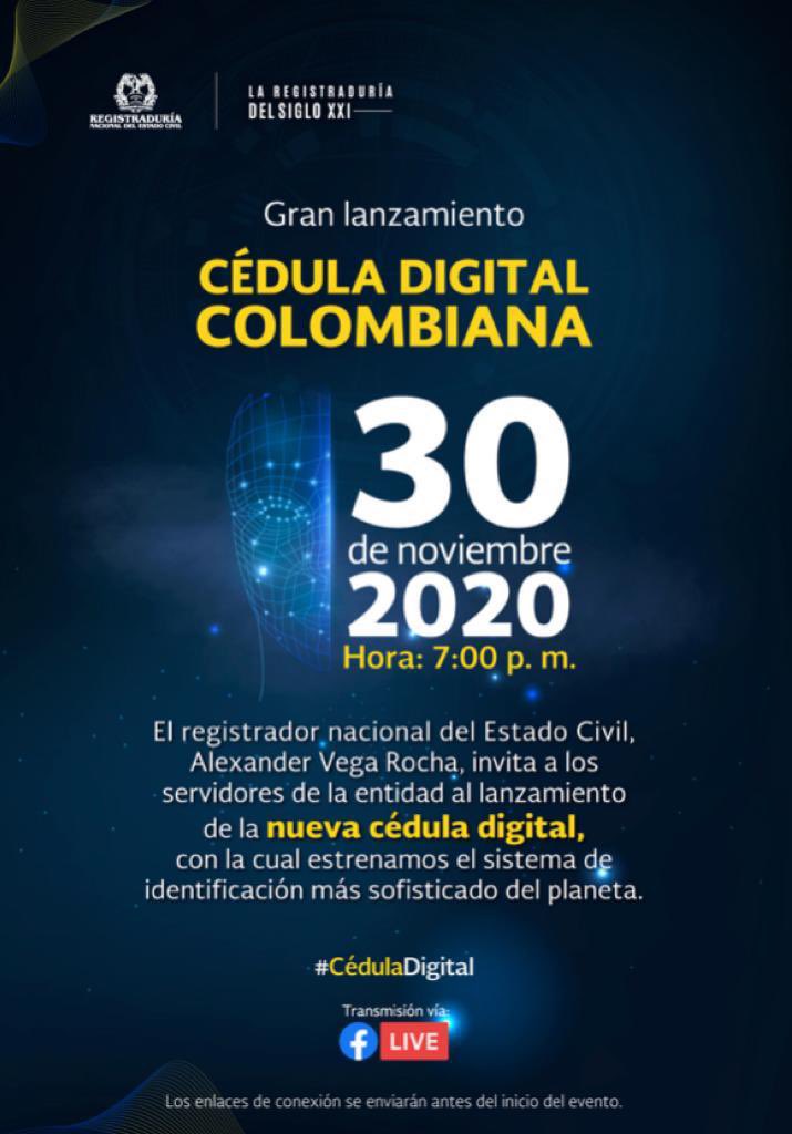 DianaRbk's tweet photo. Hoy Gran lanzamiento cédula digital @Registraduria https://t.co/mLYTUYLpgJ