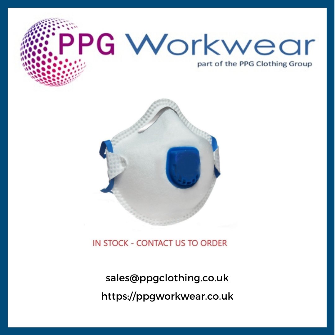 Provides respiratory protection against moderate levels of fine dusts and mists
Exhalation valve reduces heat build up to offer comfortable protection, particularly in hot and humid conditions
Large inner space to help the user to breathe more easily
ppgworkwear.co.uk/product/zgr220…