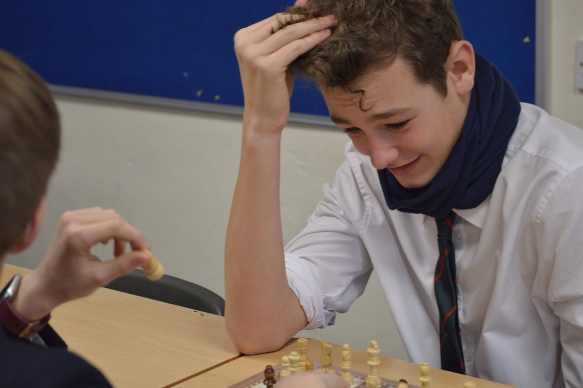 hallifordhead's tweet photo. Day 3 of our 12 Days of Inter-House Challenges saw students take on the Chess Challenge. The concentration and focus in the room was quite something to watch. 

#chess #schoolcompetition #12daysofchallenges https://t.co/dpq4fbX97z