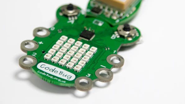 Hacksterio's tweet image. The @_codebug is a cute, colorful board that simplifies embedded IoT development: bit.ly/3kPoSYC