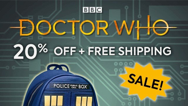 DoctorWhoShop's tweet image. The deals continue all week long! Don't miss 20% off your entire order + free shipping, using code CYBER20 at checkout!

US: bbc.in/33r7vr9 
Canada: bbc.in/36mppNO