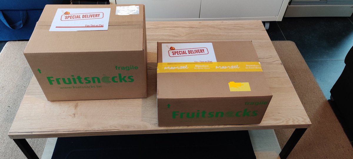 Sinterklaas heeft een paar pakjes achtergelaten van <a href="/continuumbe/">Continuum</a>. Heeft voor een paar heel blije snoetjes gezorgd. Dankuwel Sint!