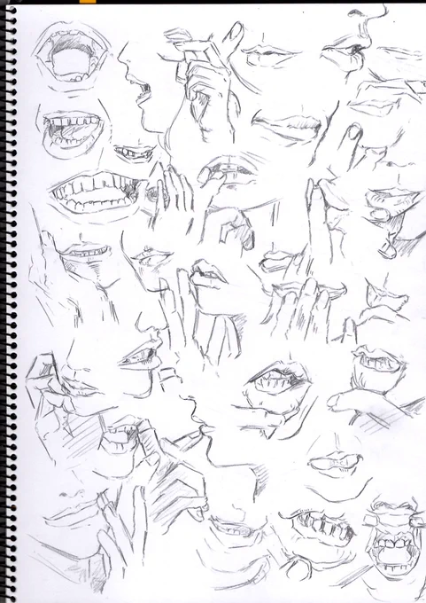 寝る前drawing 