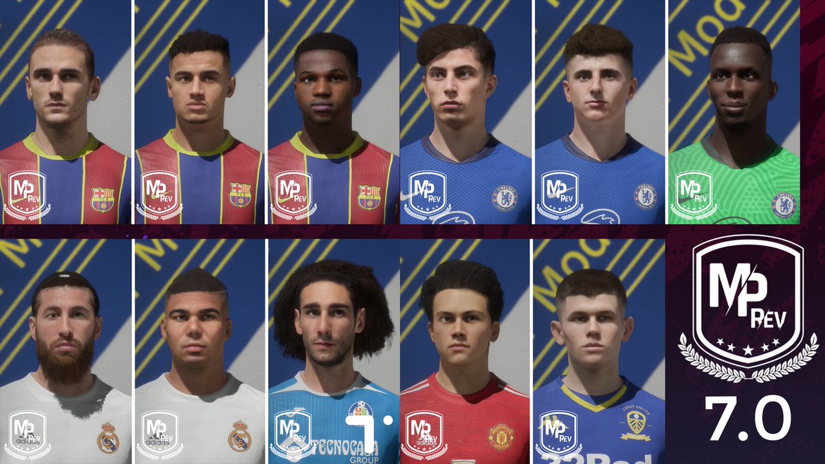 MasterPatch's tweet photo. Hellllooooo !!!!
-49 new face
-9 new tattoos 
-49 new boots 
On the last MPR for FIFA20 !!! 
Enjoy it guys !! 

MPR 21 is loading !!! ✌️✌️
https://t.co/3B0rVZpMqe

also you are more than welcome to join our MPR community central server on here :
https://t.co/etw5WI0EWn https://t.co/FPbO2GgxOO
