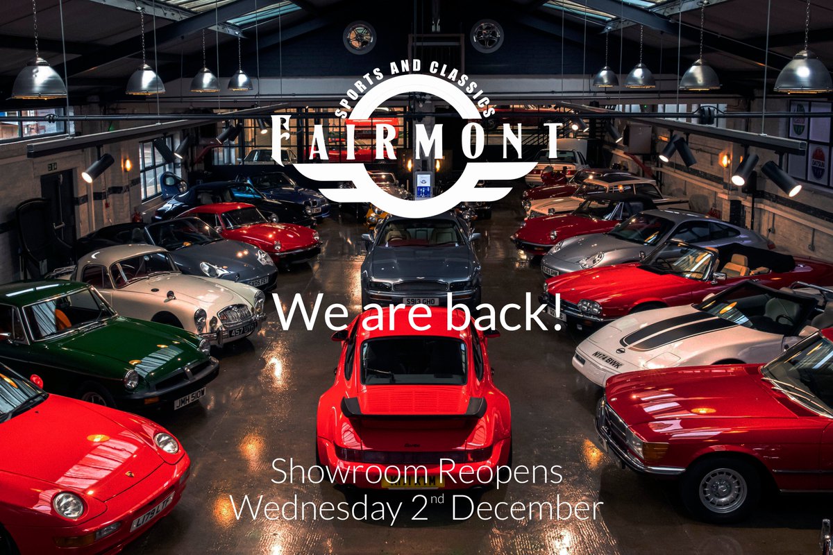Showroom Reopening! 👏🏻
Come and join us for mince pies, coffees and classic cars. We look forward to seeing you all from Wednesday onwards.
#classiccars #carsofinstagram #essexclassiccars #classics #musclecars #sportscars