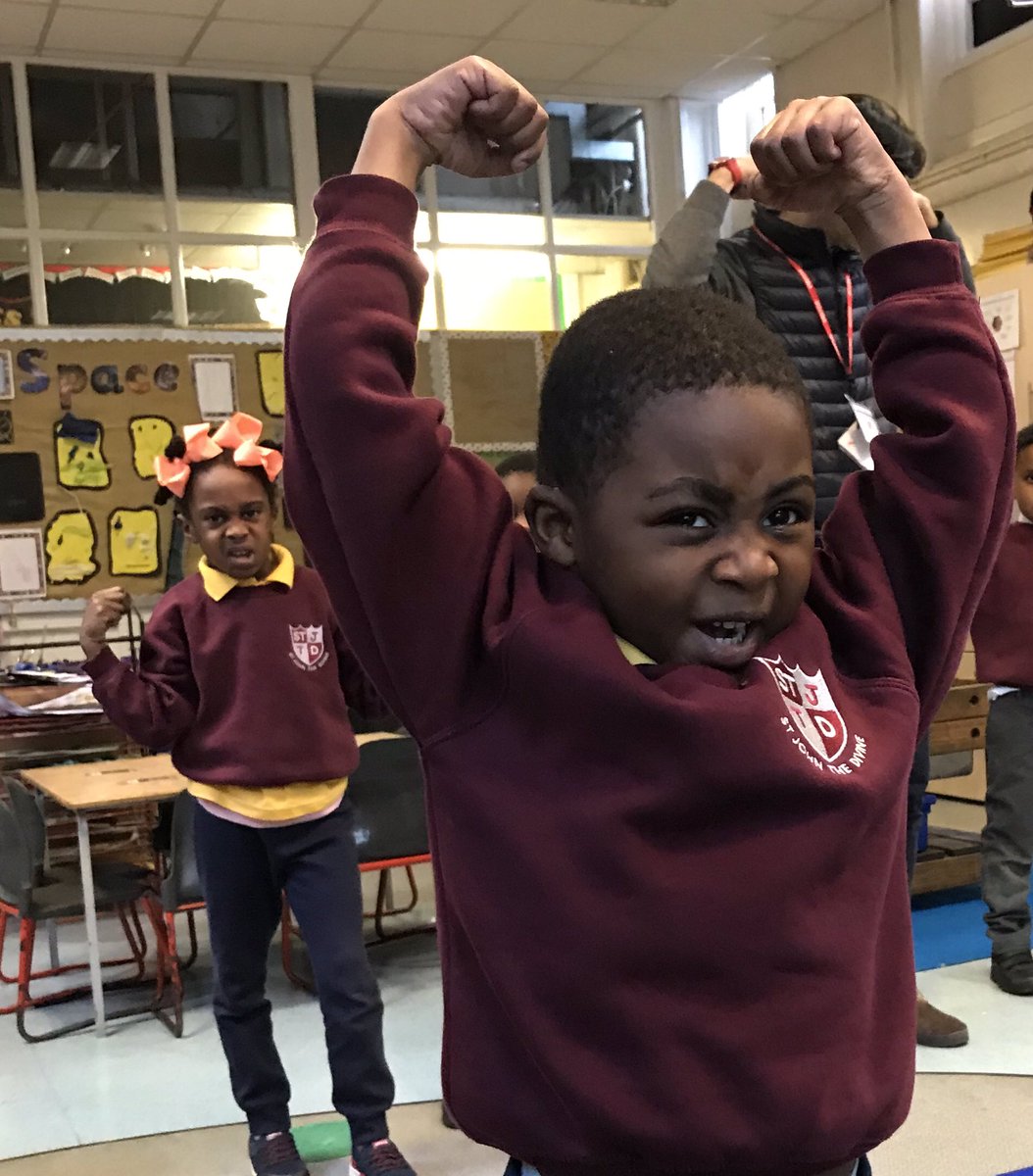 SjtdprimaryP's tweet photo. Can you guess our superheroes? Our amazing Reception pupils developing their superhero dance. Well done everyone! @SJTDPrimary @SJTDReception https://t.co/vdvsppjIvs