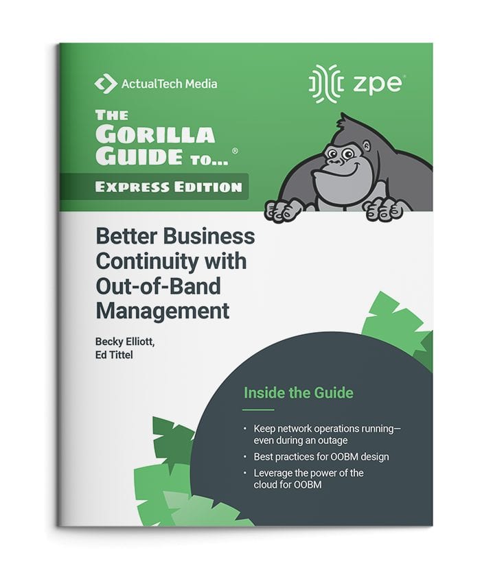 ZPESystems's tweet image. Is business continuity on your mind? 🤔
Want a free guide to see how your network can help? 😃
Our blog on out-of-band has everything you need, including our Gorilla Guide to Better Business Continuity. zcu.io/xTfZ 

#oobm #networkinfrastructuremanagement