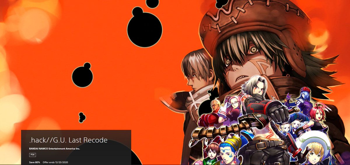 videogamedeals's tweet photo. .hack//G.U. Last Recode (PS4) $9.99 via PSN. https://t.co/HXLBBcDGPy https://t.co/Ushx5cyZeL