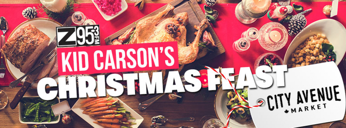 Z953VAN's tweet photo. Kid Carson wants to give you a 🎄 Christmas feast to remember! 

🍗 Win a $200 gift card from @CityAveMarket and grab all the freshest ingredients to make the perfect Christmas dinner.

Enter online here: https://t.co/O6XYn76LpX https://t.co/8GZkkQVCwv