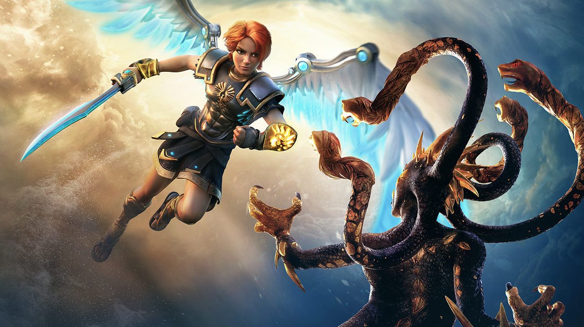 survivalhorst's tweet photo. Wir schauen in das epische Abenteuer von @FenyxRising rein und retten die griechischen Götter.. Eine wunderschöne Openworld-Inszenierung, erzählt von Zeus und Prometheus.

LIVE: https://t.co/O2oUBXkbcY

#ImmortalsFenyxRising #twitch #twitchDE #RisingArrow  #letsplay 💛@UbisoftDE https://t.co/Dkoa6pGHrc