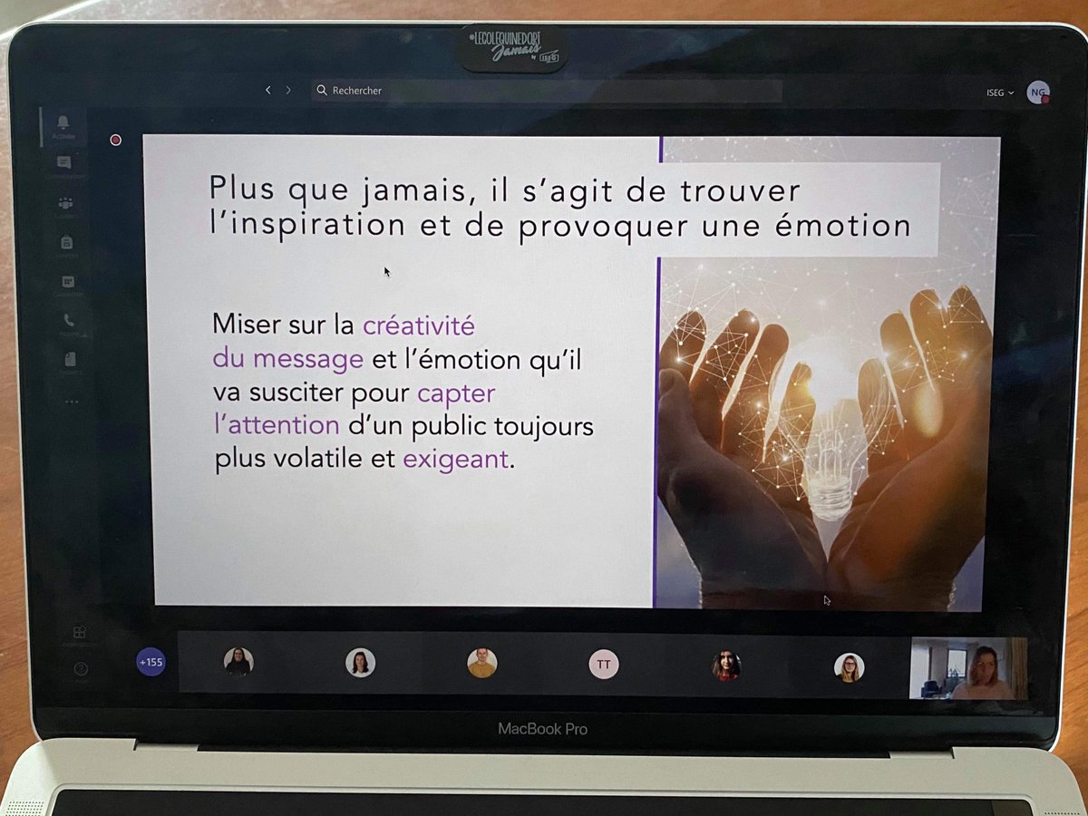 iseg_nantes's tweet photo. ‼️MARKETING NEW TRENDS‼️
🔙Sur la conf de Paula Lefèvre, head of content, data analyser #iProspect. Durant 1h, Mme Lefèvre et nos étudiants ont échangé autour de « la data analysis, l’éditoriale de marque au prisme de la data » 👏Un grand merci à tous !
https://t.co/gFjdsMDa65 https://t.co/V8f2v9Go5l