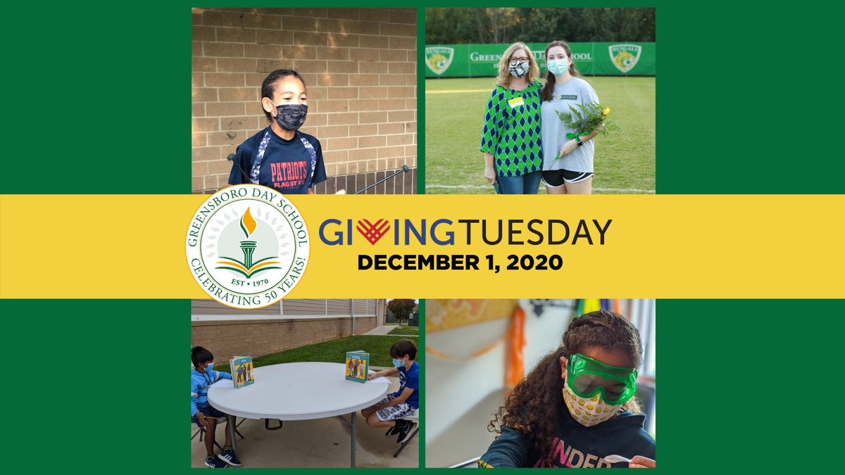 GreensboroDay's tweet image. Tomorrow we will participate in #GivingTuesday. We hope you will consider supporting Greensboro Day School on this global day of giving. #gdsbengals #constructivecontributors
