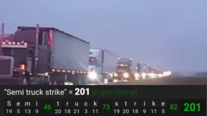 Event 201 Semi Truck Strike #truckerstrike #truckersstrike