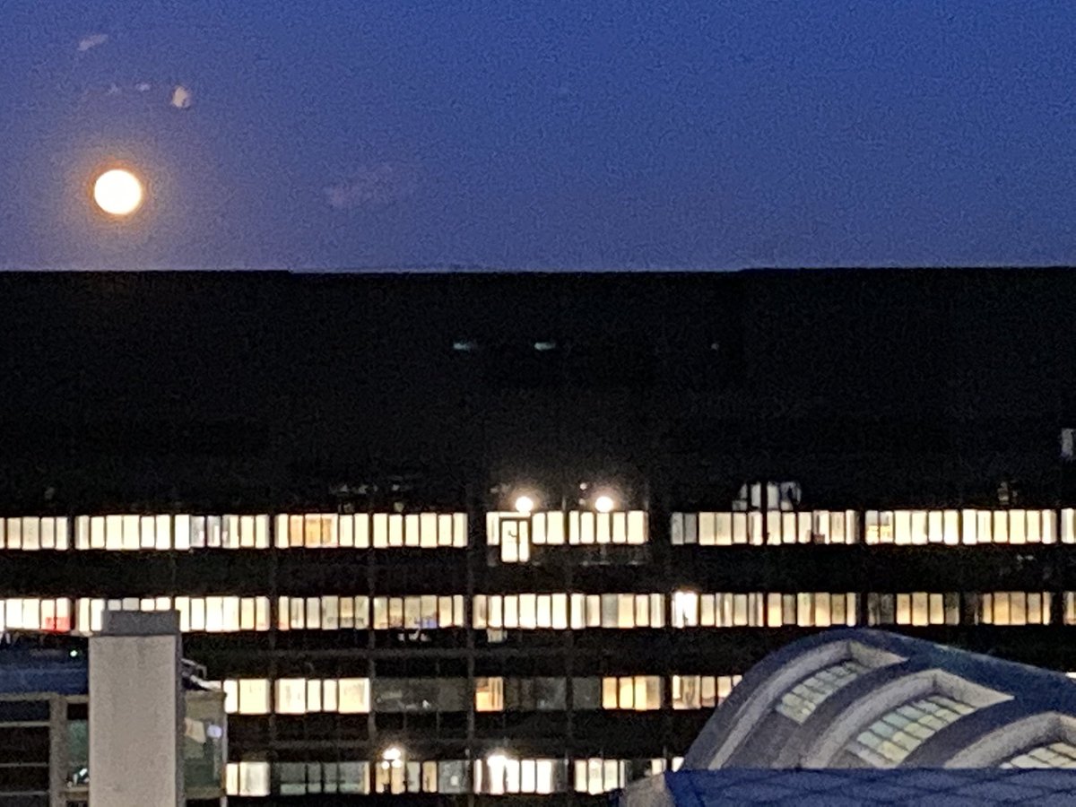 Full moon over @uom_mecd