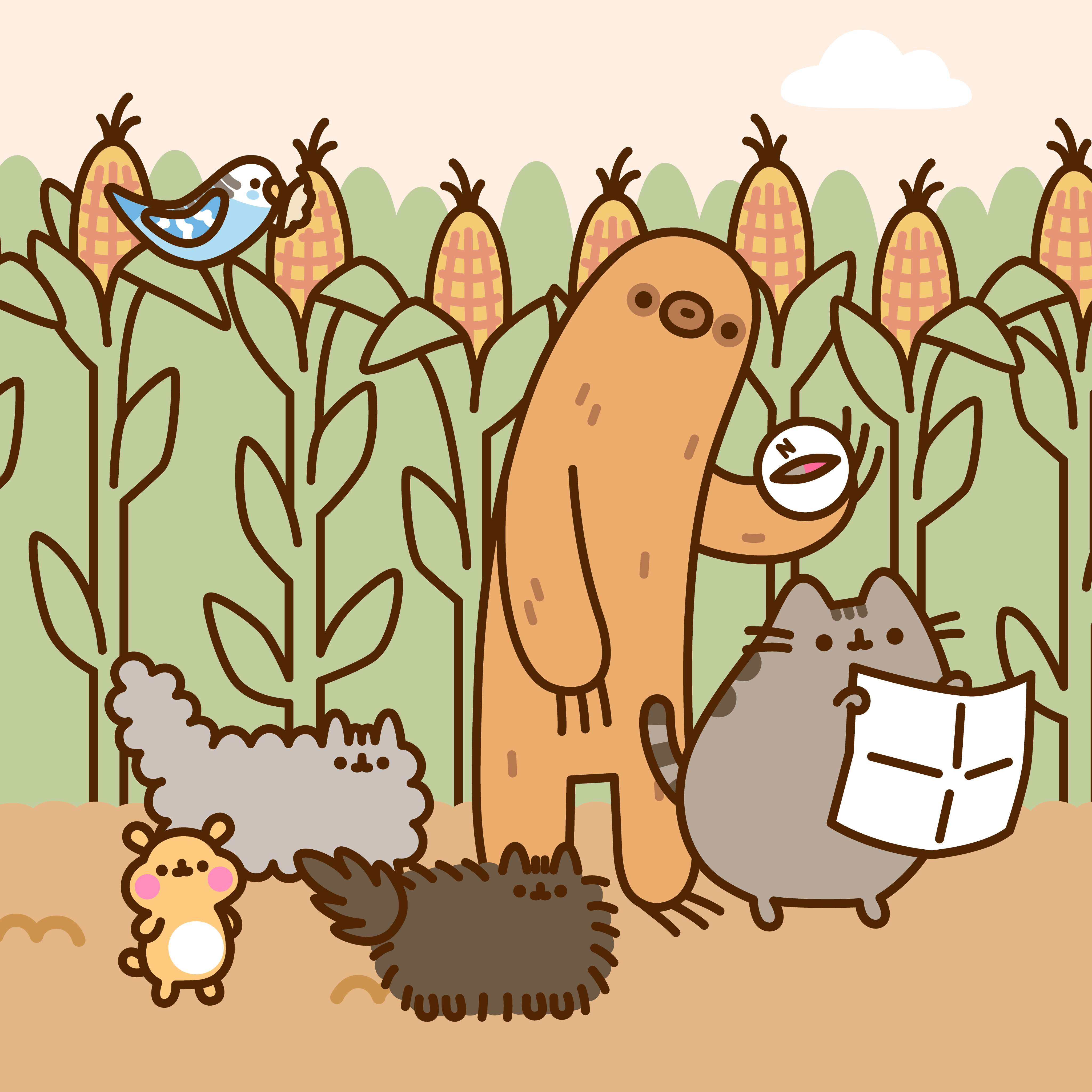 Pusheen corn deals
