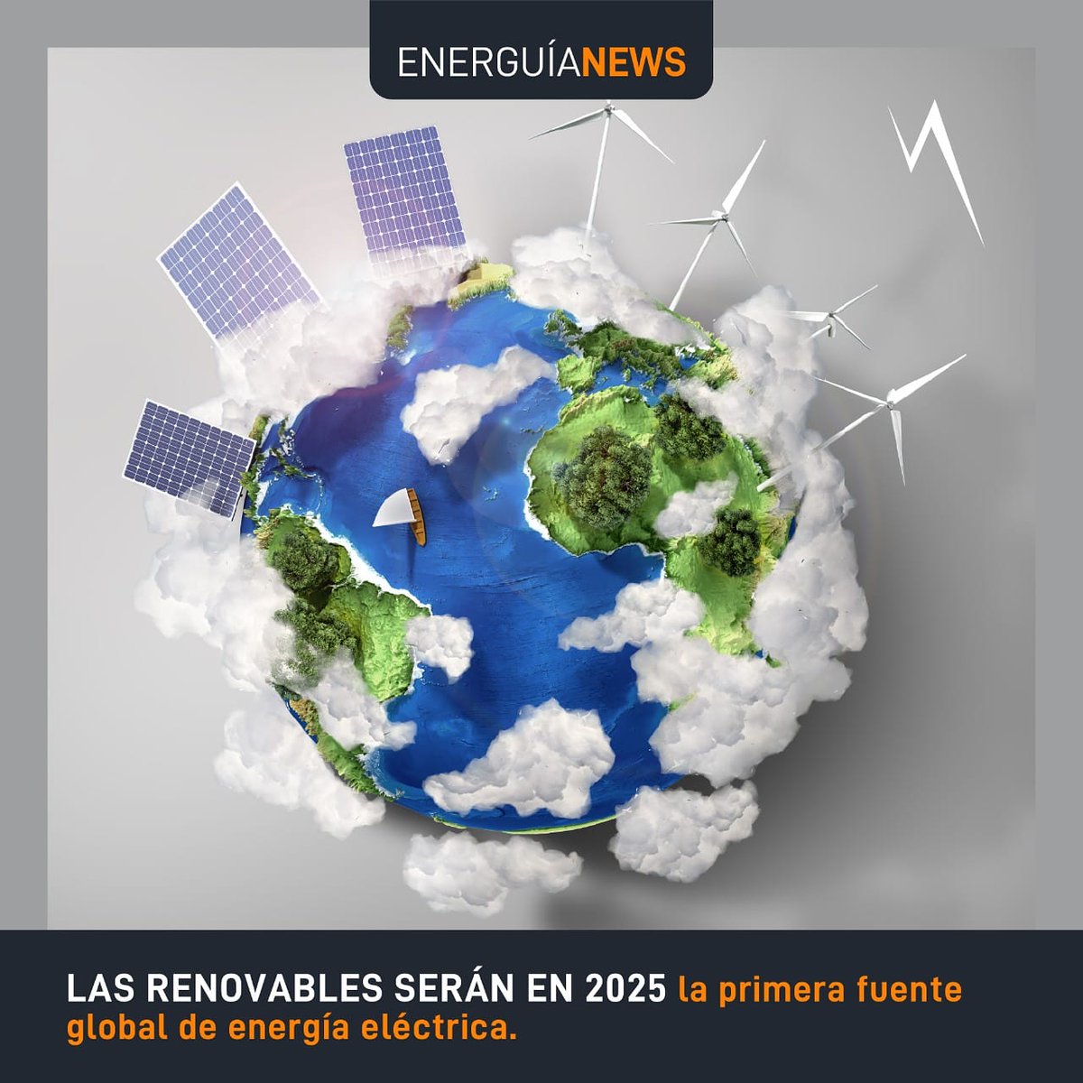 Energuiard's tweet photo. Fuente: @el_pais 
.
La solar y la eólica crecerán a ritmo récord este año y el próximo, ajenas a la crisis sanitaria y económica. Poniendo punto final a cinco décadas de supremacía del carbón, según las últimas proyecciones de la AIE https://t.co/aB8TjzX7Ua